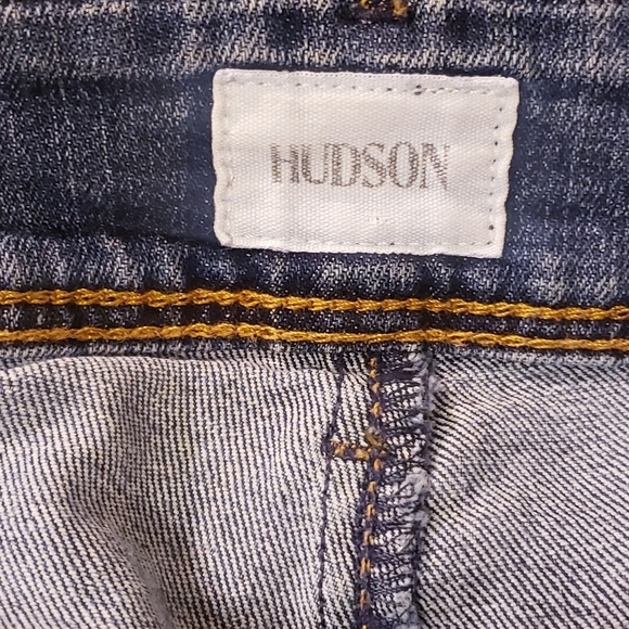 Hudson Collin Flap Skinny Jean Medium Wash Size 25 - Picture 7 of 10